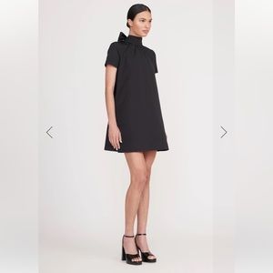 NEW | Staud | mini illana dress in black | size M